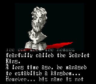 Screenshot Thumbnail / Media File 1 for Hiouden - Mamono-tachi Tono Chikai (Japan) [En by Aeon Genesis v1.0] (~Hiouden - Legend of the Scarlet King - The Demonic Oath)